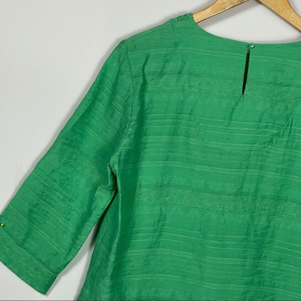 Alfred Dunner Mint Green Women's Blouse - Picture 10 of 14